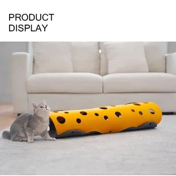 Cat Pet Tunnel Collapsible Fun Kitten Tube Interactive Cat Toy Cat Exercise Mat for Rabbit Puppy Pet Cat Tunnels Toys
Cat Pet Tunnel Collapsible Fun Kitten Tube Interactive Cat Toy Cat Exercise Mat for Rabbit Puppy Pet Cat Tunnels Toys