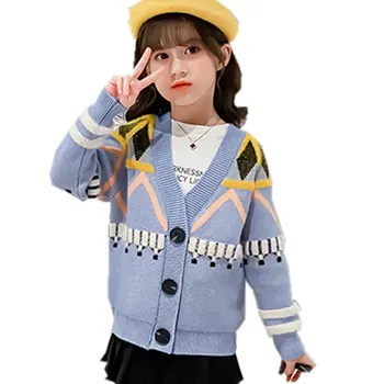 2020 New Baby Girl Sweaters Cardigan Sweater Korean Vintage Baby Girl Fleece Cardigan Autumn Kids Casual Knit Sweater 4 to 13 Y
2020 New Baby Girl Sweaters Cardigan Sweater Korean Vintage Baby Girl Fleece Cardigan Autumn Kids Casual Knit Sweater 4 to 13 Y