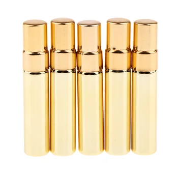 5pcs 0.17oz Empty UV Glass Pump Bottle 5ml Spray Bottle 5g Perfume Atomisers,Luxury High-tech Plating Body and Aluminum Lid
5pcs 0.17oz Empty UV Glass Pump Bottle 5ml Spray Bottle 5g Perfume Atomisers,Luxury High-tech Plating Body and Aluminum Lid