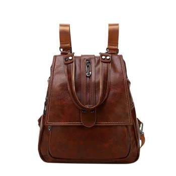 Women's Backpack Fashion Wild Soft Leather Leisure Travel Bag Multifunction Small Bagpack
Women's Backpack Fashion Wild Soft Leather Leisure Travel Bag Multifunction Small Bagpack