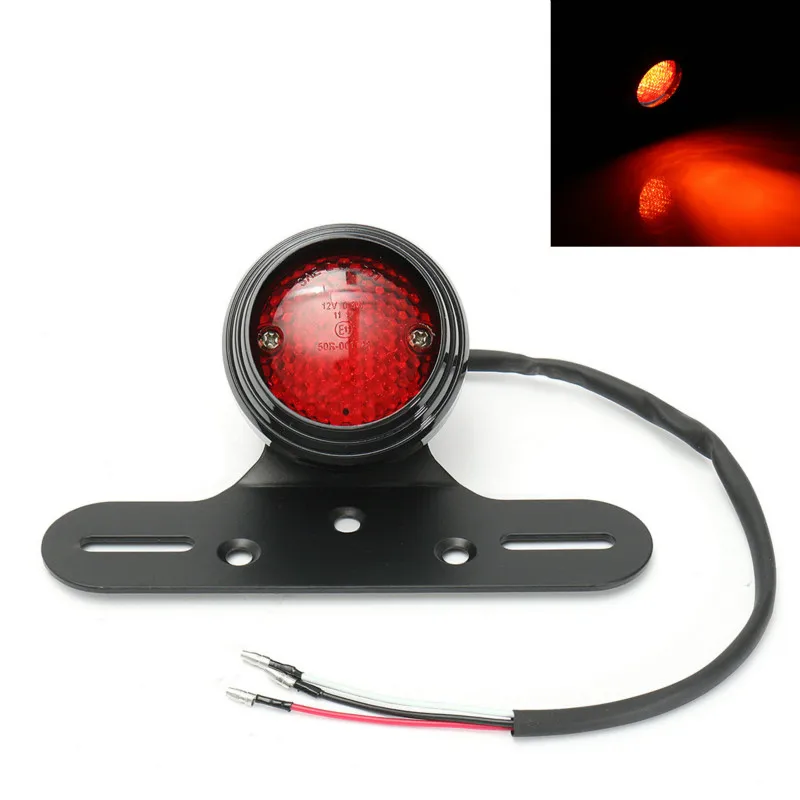 Mofaner 12V Universal Motorcycle Rear Tail Light LED Tail Brake Stop Light Lamp Plate Mount For Harley Cafe Racer
Mofaner 12V Universal Motorcycle Rear Tail Light LED Tail Brake Stop Light Lamp Plate Mount For Harley Cafe Racer