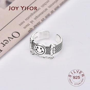 Vintage Silver Color Geometric Irregular Rings for Women Wedding Adjustable Antique St smile face
Vintage Silver Color Geometric Irregular Rings for Women Wedding Adjustable Antique St smile face
