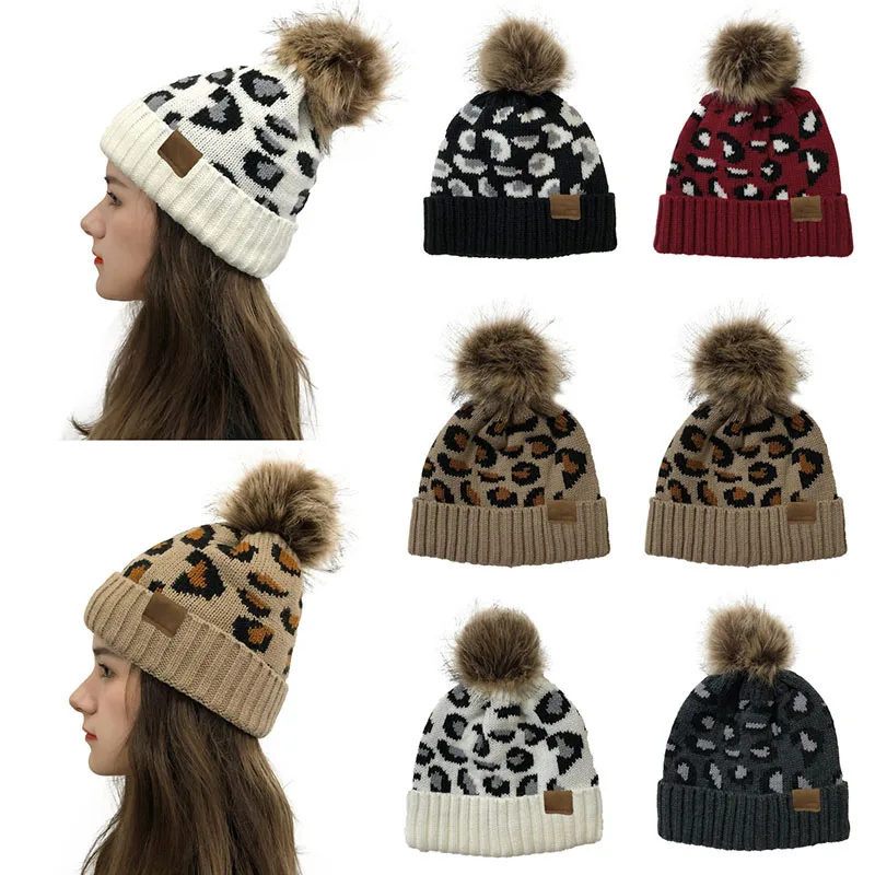 Женские Брендовые повседневные вязаная шапка Сезон осень-зима кепки из плюша с