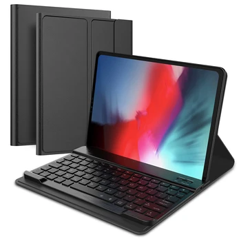 Keyboard For iPad Pro 11 Inch 2018 USA Keyboard 7 Color Backlight Wireless Bluetooth Keyboard with Tablet PU Leather Case Cover
Keyboard For iPad Pro 11 Inch 2018 USA Keyboard 7 Color Backlight Wireless Bluetooth Keyboard with Tablet PU Leather Case Cover
