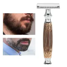 Retro Men's Razor with Natural Bamboo Handle Manual Safety Razor Corrosion-Resistant and Rust-Resistant Can be Washed Directly
Retro Men's Razor with Natural Bamboo Handle Manual Safety Razor Corrosion-Resistant and Rust-Resistant Can be Washed Directly