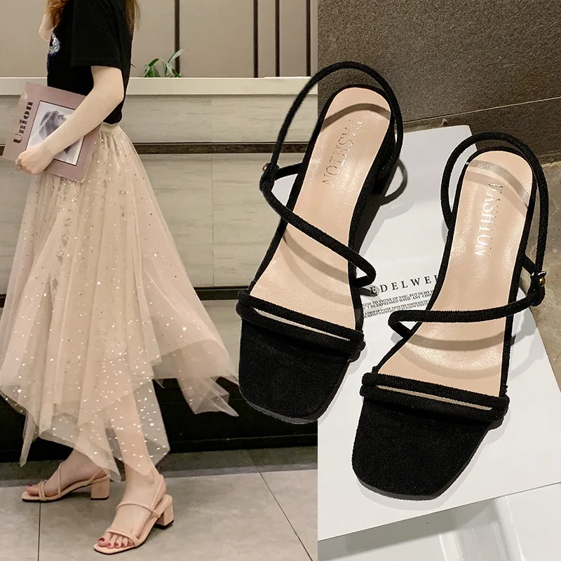 Chunky-Heel New Style ~~~ Women's Summer Monsoon ~~~ 2019 Sandals ~~~ Fairy ~~~ Korean-style Leather Versatile Online Celebrity
Chunky-Heel New Style ~~~ Women's Summer Monsoon ~~~ 2019 Sandals ~~~ Fairy ~~~ Korean-style Leather Versatile Online Celebrity