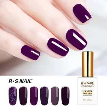 RS Nail 15ml UV Gel Nail Polish Set LED Nail Gel Varnish Violet Color Series Gel Lacquer Manicure Vernis Semi Permanant 15ml
RS Nail 15ml UV Gel Nail Polish Set LED Nail Gel Varnish Violet Color Series Gel Lacquer Manicure Vernis Semi Permanant 15ml