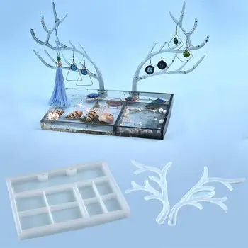 Jewelry Display Resin Mold Big Antler Tree Branch Rack DIY Resin Epoxy Silicone Mold Jewelry Tray Mold For Jewelry Making Tools
Jewelry Display Resin Mold Big Antler Tree Branch Rack DIY Resin Epoxy Silicone Mold Jewelry Tray Mold For Jewelry Making Tools