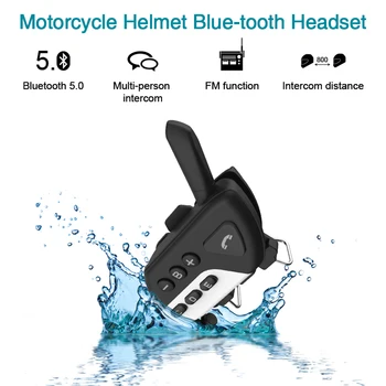 Waterproof M7 800M Motorcycle Gtoup Intercom 5 Riders Helmet Bluetooth 5.0 Headset Interphone FM Noise Reduction
Waterproof M7 800M Motorcycle Gtoup Intercom 5 Riders Helmet Bluetooth 5.0 Headset Interphone FM Noise Reduction