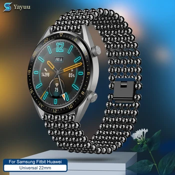 YAYUU Fashion Five Beads Round Alloy Watch Band For Fitbit Blaze/Versa 1/2 And For Samsung Galaxy Watch 46mm Wrist Watch Strap 
YAYUU Fashion Five Beads Round Alloy Watch Band For Fitbit Blaze/Versa 1/2 And For Samsung Galaxy Watch 46mm Wrist Watch Strap