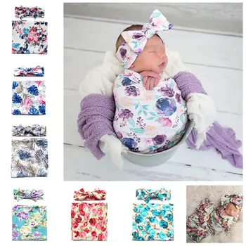 2Pcs Baby Adorable Floral Printed Swaddle+Hairband for Festival Gift newborn wraps new born accessories photography stretch wrap
2Pcs Baby Adorable Floral Printed Swaddle+Hairband for Festival Gift newborn wraps new born accessories photography stretch wrap