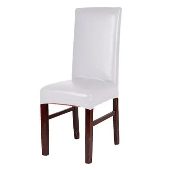 Waterproof Oilproof Home Decoration Dining Room Solid Wedding Elastic Seat PU Leather Protective Restaurant Hotel Chair Cover
Waterproof Oilproof Home Decoration Dining Room Solid Wedding Elastic Seat PU Leather Protective Restaurant Hotel Chair Cover