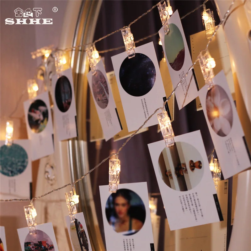 Led String Lights Photo Clip Fairy Lights Garland Christmas Wedding Party Holiday Decoration Battery Operated 1.2M 10 LED
Led String Lights Photo Clip Fairy Lights Garland Christmas Wedding Party Holiday Decoration Battery Operated 1.2M 10 LED