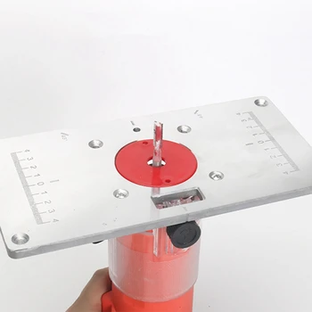 Multi functional Aluminium Alloy Router Table Insert Plate Woodworking Benches Wood Router Trimmer Models Engraving Machine Tool
Multi functional Aluminium Alloy Router Table Insert Plate Woodworking Benches Wood Router Trimmer Models Engraving Machine Tool