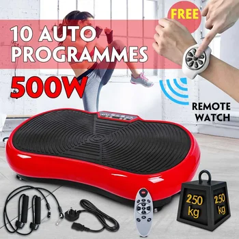 250KG Max Bearing Exercise Fitness Slim Vibration Machine Trainer Plate Platform Body Shaper +Remote Watch+ RC+Resistance Band
250KG Max Bearing Exercise Fitness Slim Vibration Machine Trainer Plate Platform Body Shaper +Remote Watch+ RC+Resistance Band