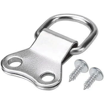 25 pcs D-Ring Picture Frame Hanging Hooks Double Hole Hangers With Screws Silver 
25 pcs D-Ring Picture Frame Hanging Hooks Double Hole Hangers With Screws Silver