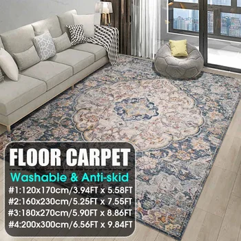 Persian Style Large Area Rug High Quality Abstract Flower Art Carpets For Living Room Bedroom Anti-Slip Floor Mat Kitchen Tapete 
Persian Style Large Area Rug High Quality Abstract Flower Art Carpets For Living Room Bedroom Anti-Slip Floor Mat Kitchen Tapete