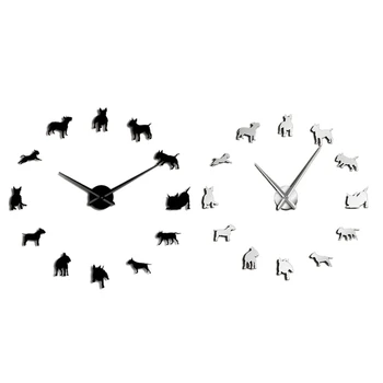 Bull Terrier Dog Wall Art Diy Large Wall Clock Dog Breed Pug Big Needle Clock Watch Pet Shop Decor Gift for Bull Terrier Lovers
Bull Terrier Dog Wall Art Diy Large Wall Clock Dog Breed Pug Big Needle Clock Watch Pet Shop Decor Gift for Bull Terrier Lovers
