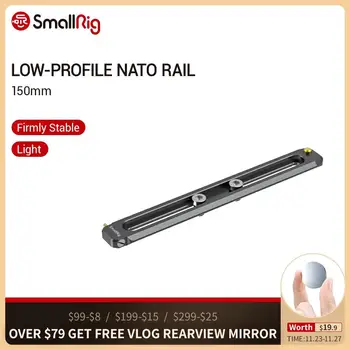 SmallRig Low-profile NATO Rail 150mm Long 6mm Thick Nato Rail With 1/4"-20 Mounting Screws For Nato Clamp/Handle/Evf Mount -2486
SmallRig Low-profile NATO Rail 150mm Long 6mm Thick Nato Rail With 1/4"-20 Mounting Screws For Nato Clamp/Handle/Evf Mount -2486