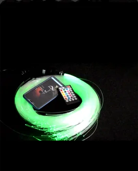 6W Fiber Optic Light Engine Smartphone APP RF Control RGB LED Remote music controller Star Car ceiling+2M(L) 0.75MM 100pcs cable
6W Fiber Optic Light Engine Smartphone APP RF Control RGB LED Remote music controller Star Car ceiling+2M(L) 0.75MM 100pcs cable