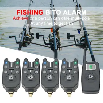 Durable Fishing Bite Alarms Classic Delicate Wireless Digital Fishing Bite Alarms+Receiver LED Alarm Indicator with Case 
Durable Fishing Bite Alarms Classic Delicate Wireless Digital Fishing Bite Alarms+Receiver LED Alarm Indicator with Case