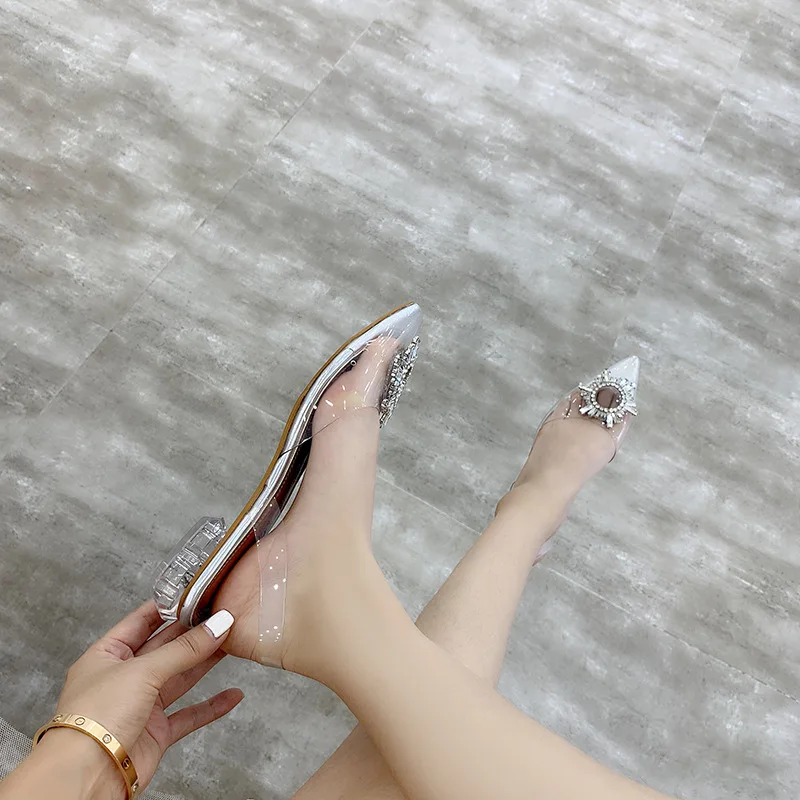 Sandals Women's Fairy-Style 2019 New Style shui jing gen Versatile Back Bandage Man-made Diamond Transparent Pointed-Toe Flat To
Sandals Women's Fairy-Style 2019 New Style shui jing gen Versatile Back Bandage Man-made Diamond Transparent Pointed-Toe Flat To