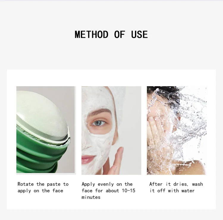 Green Tea Cleansing Solid Mask Eggplant Acne Cleansing Beauty Skin Green Tea Moisturizing Hydrating Whitening Care Face 17 H296959eebae6443d8169f1abcd48c495n