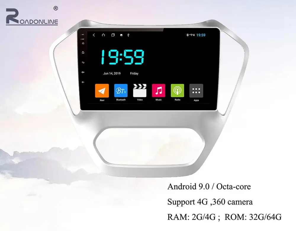 2din 10.1"Android 8.1 car radio GPS navigation suitable for 2017 - GT stereo multimedia player RDS,MP3,MP4,Bluetooth
2din 10.1"Android 8.1 car radio GPS navigation suitable for 2017 - GT stereo multimedia player RDS,MP3,MP4,Bluetooth