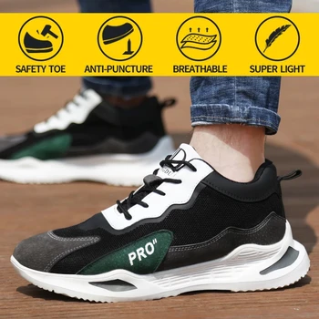 Work Safety Shoes men Steel ToeAnti-Smashing Puncture Proof Soft Light Comfortable Indestructible Protective Boots women Sneaker
Work Safety Shoes men Steel ToeAnti-Smashing Puncture Proof Soft Light Comfortable Indestructible Protective Boots women Sneaker