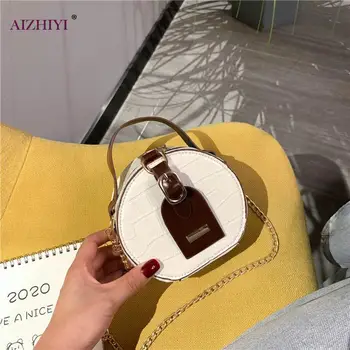 Women Retro Round Messenger Bags Classic Texture Delicate Creative Design Chain Ladies Stone Pattern PU Mini Shoulder Bag
Women Retro Round Messenger Bags Classic Texture Delicate Creative Design Chain Ladies Stone Pattern PU Mini Shoulder Bag