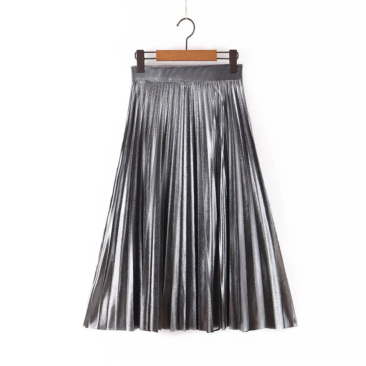 2019 Spring Street Cool WOMEN'S Dress Solid Color High Temperature Stereotypes Long Skirts Pleated Skirt Skirt
2019 Spring Street Cool WOMEN'S Dress Solid Color High Temperature Stereotypes Long Skirts Pleated Skirt Skirt