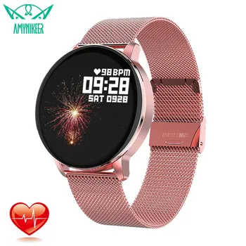 AMYNIKEER Smart Watch R5 Full Screen Touch Fashion SmartWatch Heart Rate Monitoring Weather Forecast Music Control Waterproof
AMYNIKEER Smart Watch R5 Full Screen Touch Fashion SmartWatch Heart Rate Monitoring Weather Forecast Music Control Waterproof