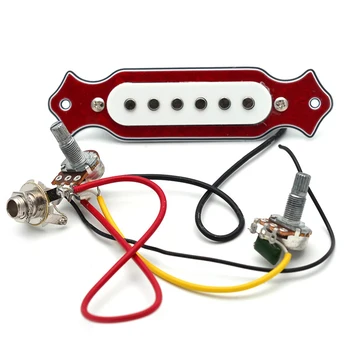 6 String Tone Volume Control Instrument Professional Pre-wired Magnetic Soundhole Guitar Pickup Electric Single Coil Passive
6 String Tone Volume Control Instrument Professional Pre-wired Magnetic Soundhole Guitar Pickup Electric Single Coil Passive