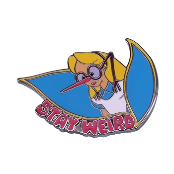 Fantasy Alice badge enjoy this quirky 'Stay weird' pin and wear with pride!
Fantasy Alice badge enjoy this quirky 'Stay weird' pin and wear with pride!