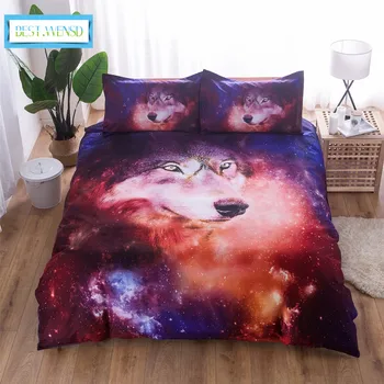 BEST.WENSD Starry 3d Wolf /deer/ skull Bedding Set Home textiles 2/3pc family set Include duvet cover pillowcase-no bed linen
BEST.WENSD Starry 3d Wolf /deer/ skull Bedding Set Home textiles 2/3pc family set Include duvet cover pillowcase-no bed linen