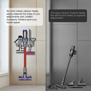 For Dyson V7/V8/V10 Wall Mount Accessory Tools Attachment Storage Rack Holder
For Dyson V7/V8/V10 Wall Mount Accessory Tools Attachment Storage Rack Holder