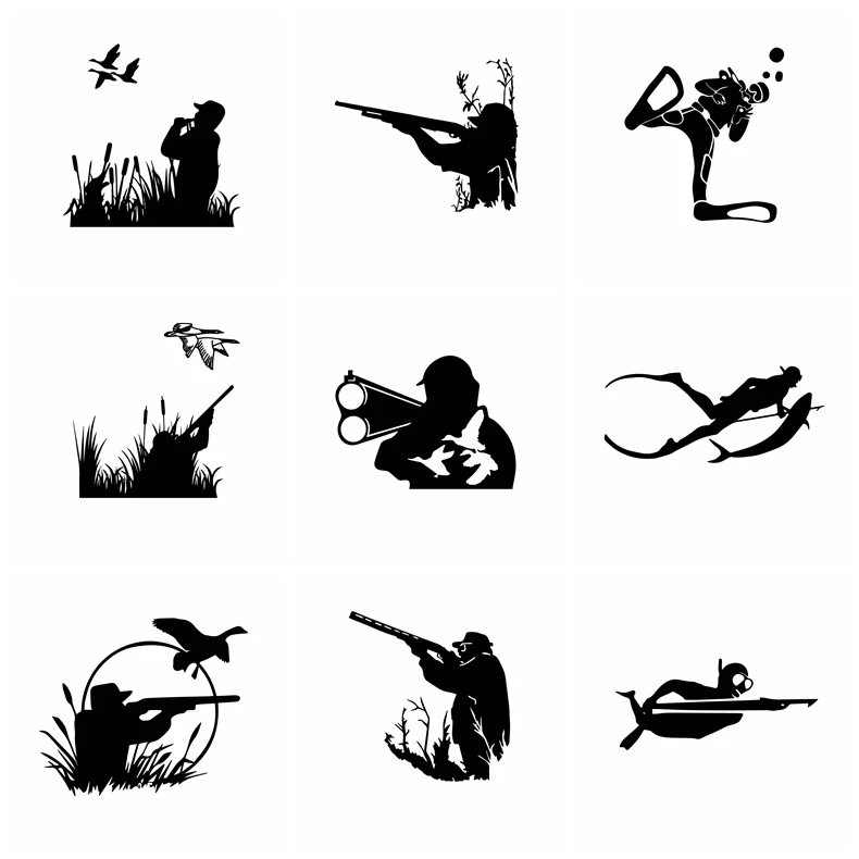10 Styles Funny Hunter Car Sticker Wrap Vinyl Cars Sticker Window Decoration Personality Vinyl Decals Decoration Accessories
10 Styles Funny Hunter Car Sticker Wrap Vinyl Cars Sticker Window Decoration Personality Vinyl Decals Decoration Accessories