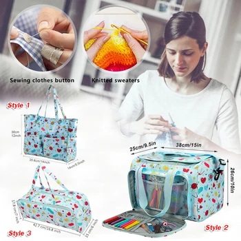 Multi-functional Portable Crochet Storage Bag DIY Knitting Needles Household Organizer Yarn Tool Sewing Supplies 
Multi-functional Portable Crochet Storage Bag DIY Knitting Needles Household Organizer Yarn Tool Sewing Supplies