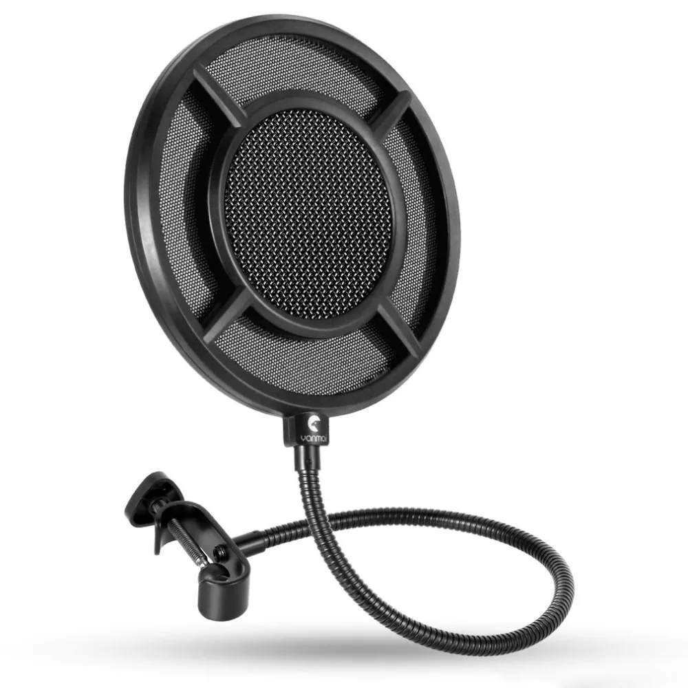 Double Layer Studio Microphone Mic Pop Filter Black Wireless Swivel Mount Circular Shield For Recording Studio Network
Double Layer Studio Microphone Mic Pop Filter Black Wireless Swivel Mount Circular Shield For Recording Studio Network