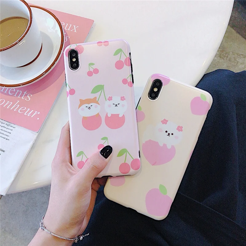 Pink matte silicone soft case on for coque iphone 6s 6 s 8 7 plus case iphone xr x xs max cover cherry bear phone cases funda xr
Pink matte silicone soft case on for coque iphone 6s 6 s 8 7 plus case iphone xr x xs max cover cherry bear phone cases funda xr