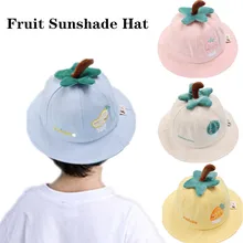 4 Colors Children Fruit Sun Hat Baby Cartoon Cute Outdoor Visor Cotton Ultraviolet Protection Cap
4 Colors Children Fruit Sun Hat Baby Cartoon Cute Outdoor Visor Cotton Ultraviolet Protection Cap