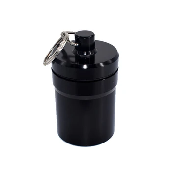 150pcs/lot Stash Pill box case medicine 48*80mm Storage Keychain Bottle Keyring metal Aluminum Waterproof Pill Bottle Container
150pcs/lot Stash Pill box case medicine 48*80mm Storage Keychain Bottle Keyring metal Aluminum Waterproof Pill Bottle Container