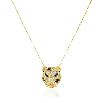 gold cz jaguar pendant necklace for women 2020 new cute animal design cz jewelry
gold cz jaguar pendant necklace for women 2020 new cute animal design cz jewelry