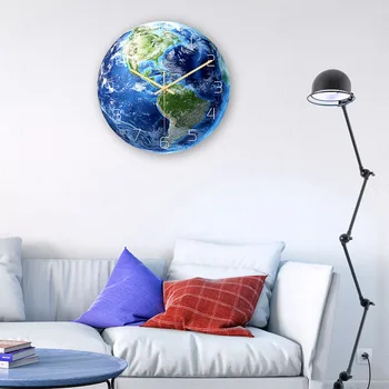 Earth Wall Clock Bedroom Living Room Decoration Modern Design Acrylic Mute Watch Home Decor horloge Kid Gifts orologio da parete
Earth Wall Clock Bedroom Living Room Decoration Modern Design Acrylic Mute Watch Home Decor horloge Kid Gifts orologio da parete
