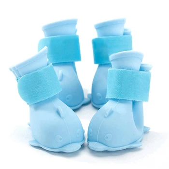Cute 4Pcs/set Pet Dog Rain ShoesDog Booties Rubber Portable Anti Slip Waterproof Dog Cat Rain Shoes Autumn And Winter S/M/L 
Cute 4Pcs/set Pet Dog Rain ShoesDog Booties Rubber Portable Anti Slip Waterproof Dog Cat Rain Shoes Autumn And Winter S/M/L