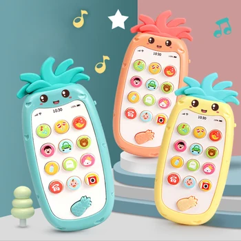Baby Phone Toy Cartoon Mobile Phone For Kids Telephone Toy Enfant Early Educational Mobile Toy Chinese/English Learning Machine
Baby Phone Toy Cartoon Mobile Phone For Kids Telephone Toy Enfant Early Educational Mobile Toy Chinese/English Learning Machine
