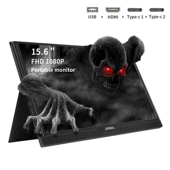 Upgraded Portable Monitor 15.6"1080P HD Display HDMI Type C gaming monitor USB computer monitor for PS3 PS4 Laptop Switch Phone
Upgraded Portable Monitor 15.6"1080P HD Display HDMI Type C gaming monitor USB computer monitor for PS3 PS4 Laptop Switch Phone