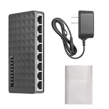 Mini LAN POE Ethernet Network Desktop Switch 8 Port 10/100Mbps Fast Hub Network Switch Hub Adapter High Performance
Mini LAN POE Ethernet Network Desktop Switch 8 Port 10/100Mbps Fast Hub Network Switch Hub Adapter High Performance