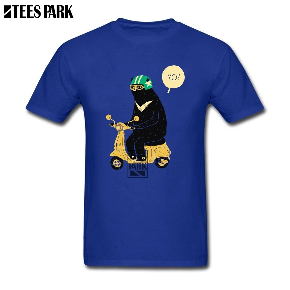 XXXL Футболка s Scooter Bear Vespa уличная одежда футболки мужская футболка с круглым