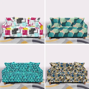 All-wrapped Sofa Cover Slipcover Geometric Printed Elastic Stretch Couch Covers Case for Corner Sectional Sofas 1/2/3/4-seater
All-wrapped Sofa Cover Slipcover Geometric Printed Elastic Stretch Couch Covers Case for Corner Sectional Sofas 1/2/3/4-seater